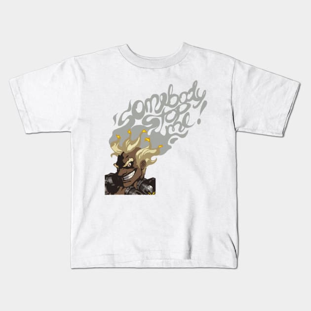 Junkrat Smoke Kids T-Shirt by Genessis